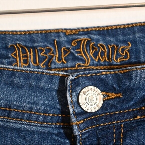 Puzzle Jeans Blue Skinny Denim Jeans Size 14 - Picture 4 of 11